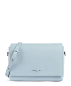 Hilla M Umhängetasche fein genarbtes Leder hellblau