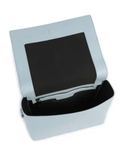 Hilla M Umhängetasche fein genarbtes Leder hellblau