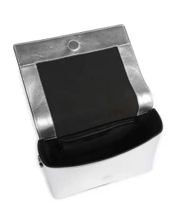 Hilla M Umhängetasche Schafsleder silber