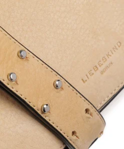 Hilla Nubuk S Umhängetasche aufgerautes Rindsleder beige