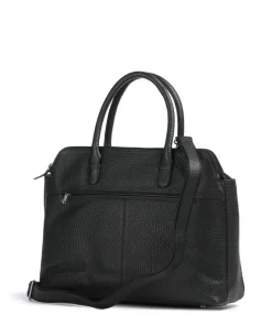 Hirsch Kala Laptoptasche 16″ genarbtes Leder schwarz