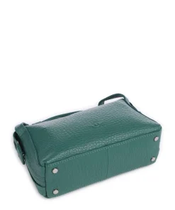 Hirsch Xantia Umhängetasche genarbtes Leder grün