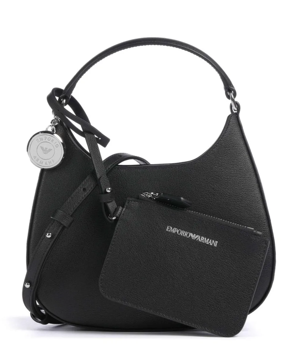 Holly Handtasche Lederimitat schwarz