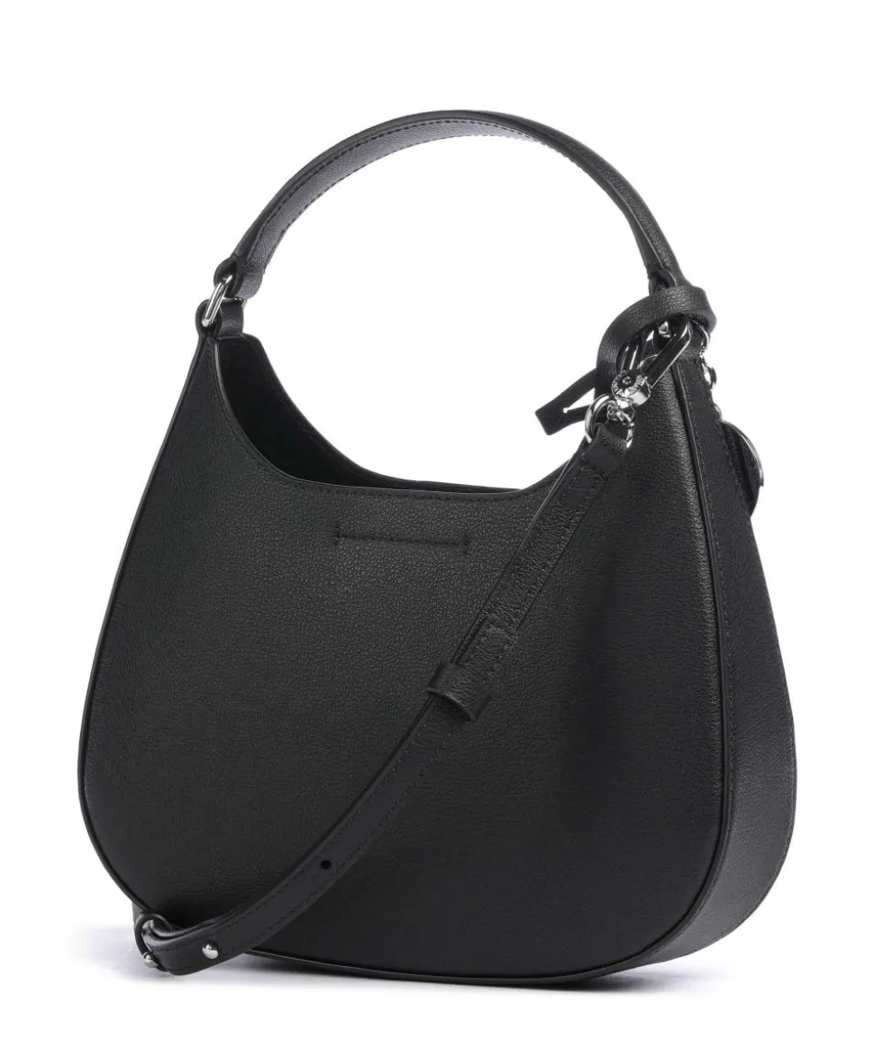 Holly Handtasche Lederimitat schwarz