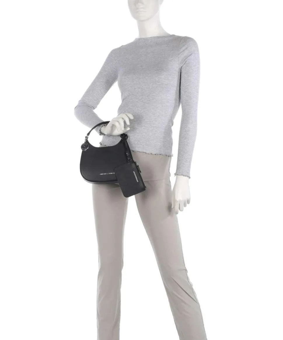 Holly Handtasche Lederimitat schwarz