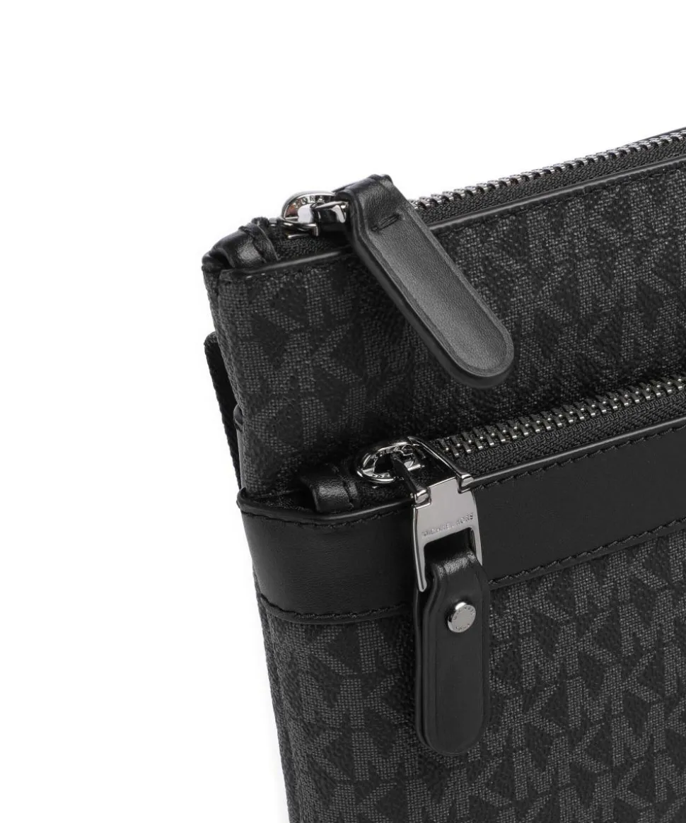 Hudson Umhängetasche Lederimitat schwarz