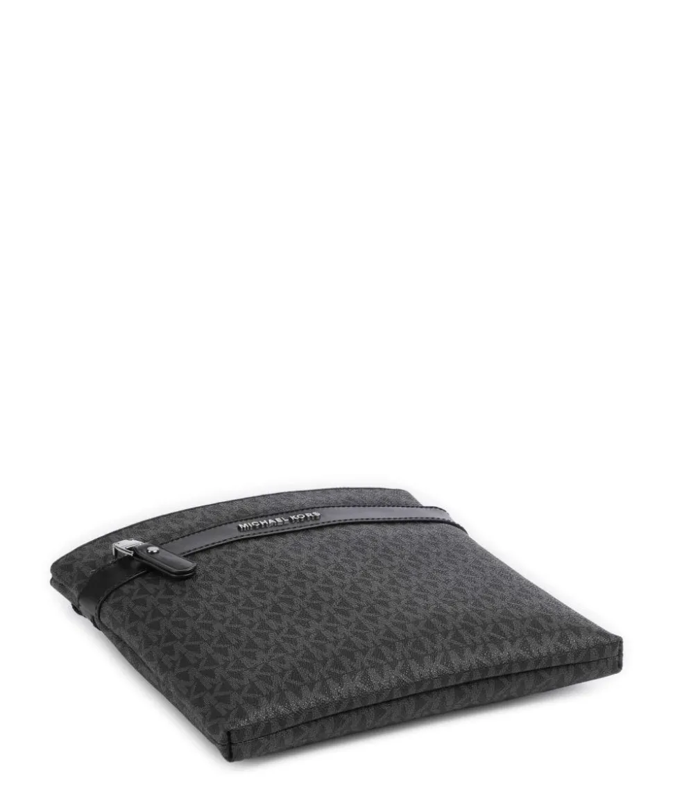 Hudson Umhängetasche Lederimitat schwarz