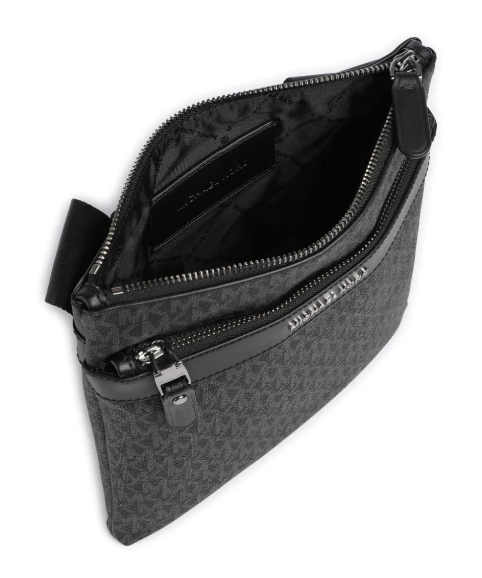 Hudson Umhängetasche Lederimitat schwarz