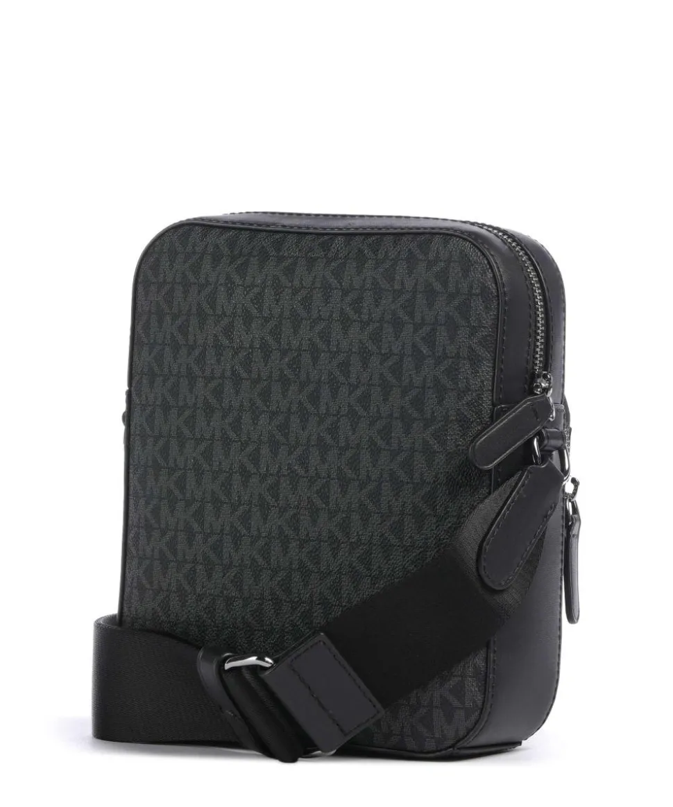 Hudson Umhängetasche Lederimitat schwarz