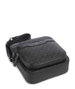 Hudson Umhängetasche Lederimitat schwarz