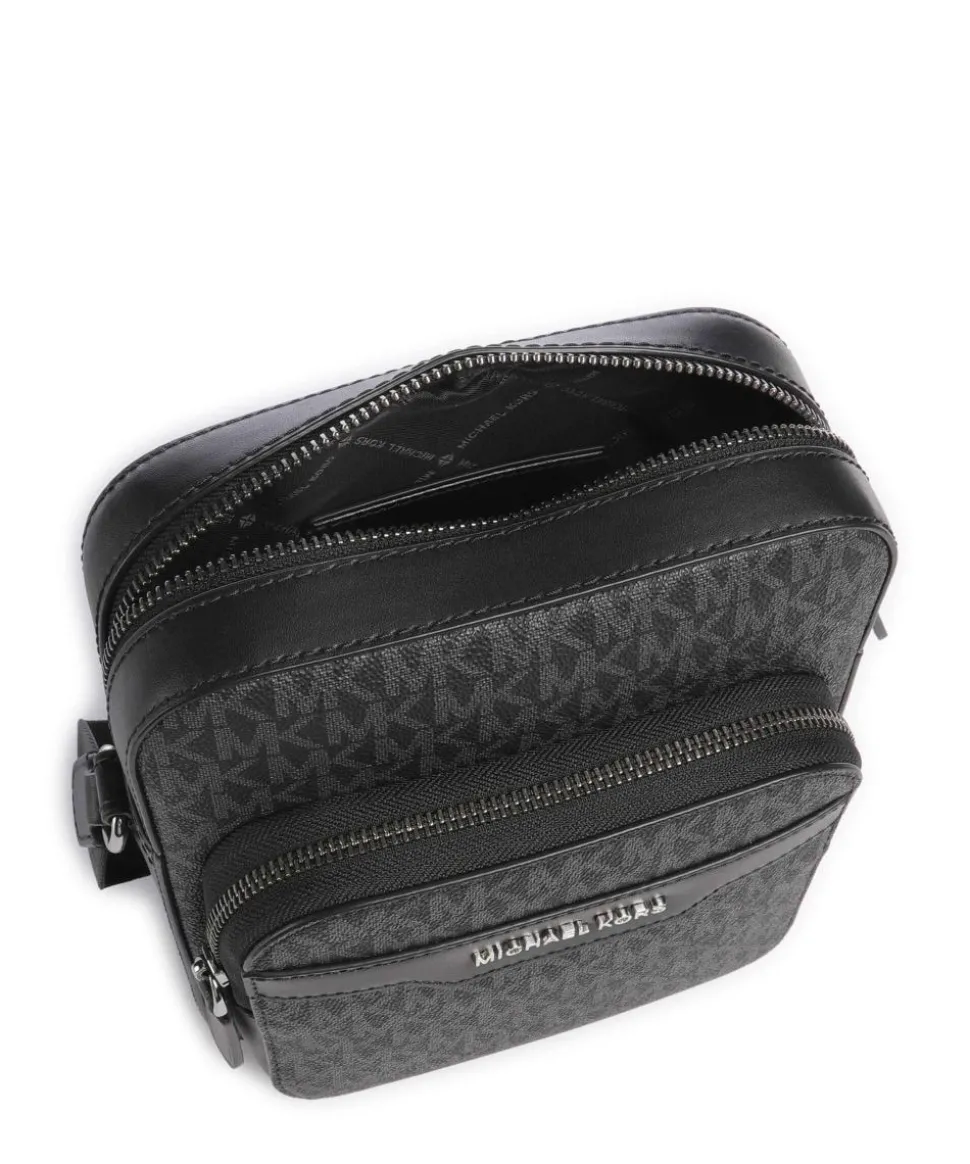 Hudson Umhängetasche Lederimitat schwarz