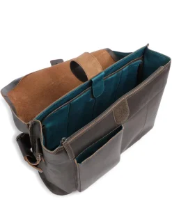 Hunter Big Judd Aktentasche 16″ Büffelleder dunkelbraun