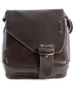 Hunter Jade Umhängetasche Büffelleder dunkelbraun