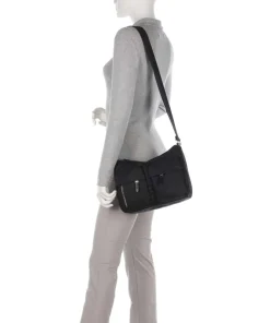 Hunter Schultertasche Nylon schwarz