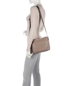 Hunter Schultertasche Nylon hellbraun