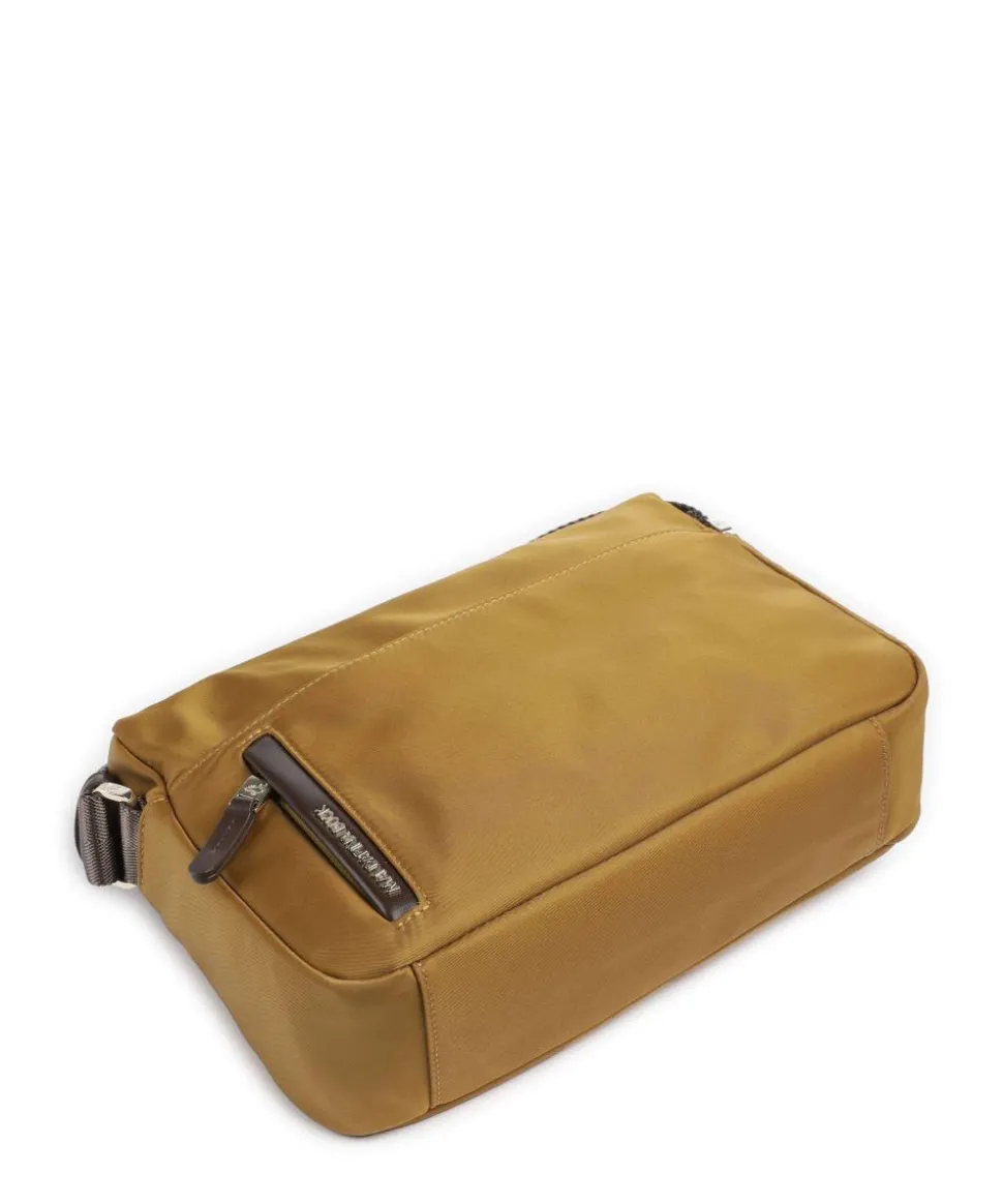 Hunter Schultertasche Nylon ocker