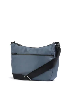Hunter Schultertasche Nylon blaugrau