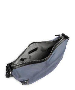 Hunter Schultertasche Nylon blaugrau