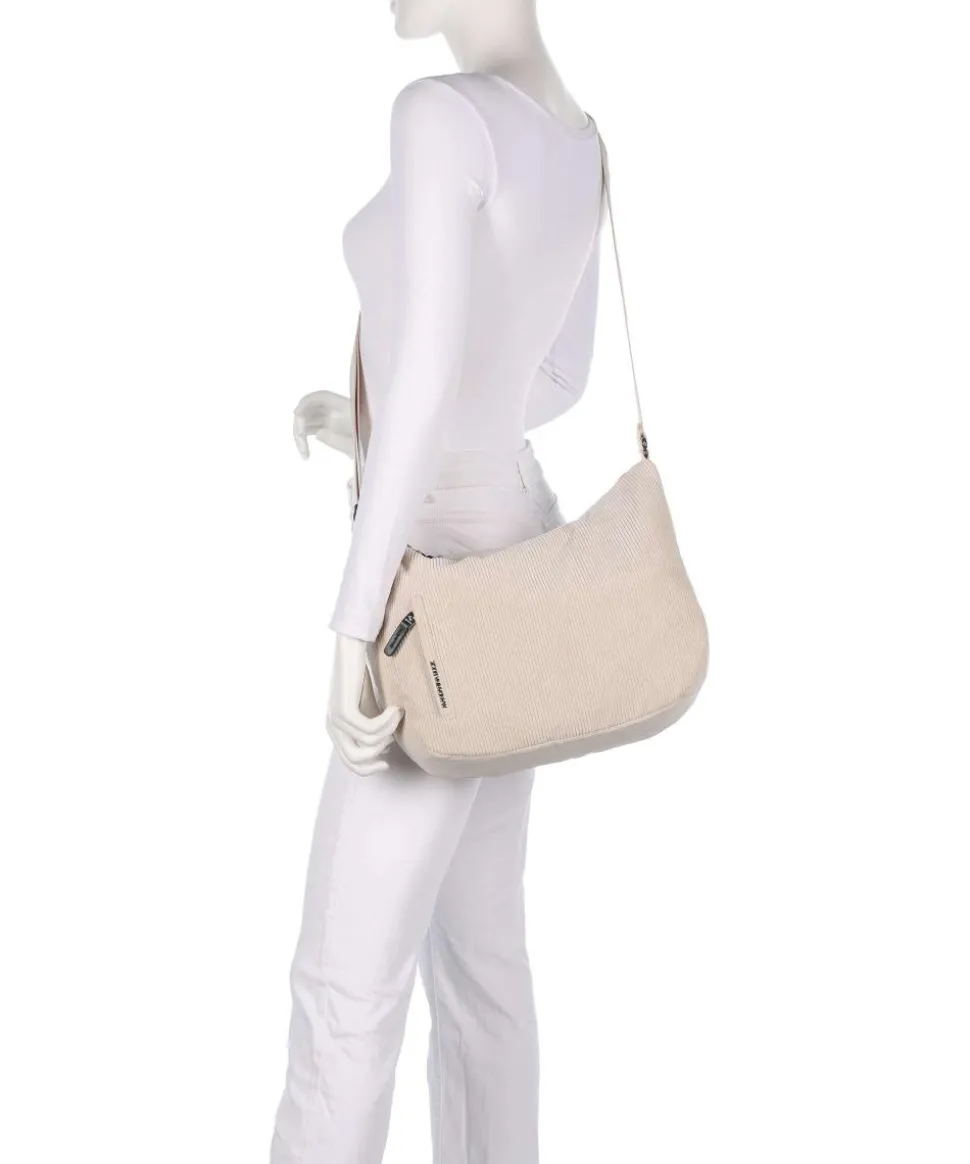 Hunter Velvet Schultertasche Polyester creme
