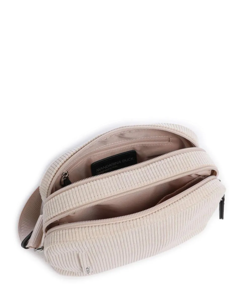 Hunter Velvet Umhängetasche Polyester creme