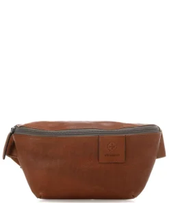 Hyde Gürteltasche fein genarbtes Leder braun