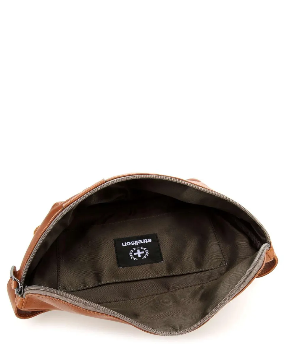 Hyde Gürteltasche fein genarbtes Leder braun