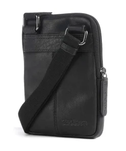 Hyde Umhängetasche Leder schwarz