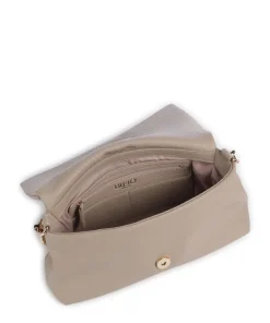 Icon M Schultertasche Lederimitat beige