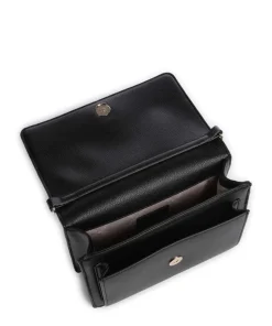 Icon M Umhängetasche Lederimitat schwarz