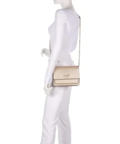 Icon M Umhängetasche Lederimitat gold