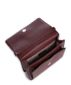 Icon M Umhängetasche Lederimitat wein