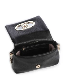 Icon S Schultertasche Lederimitat schwarz