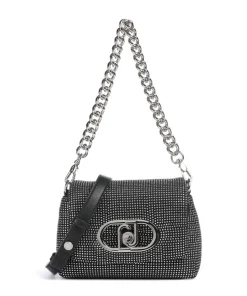 Icon S Schultertasche Polyester schwarz/silber