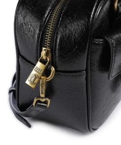 Iconic Snakes Pockets Handtasche Lederimitat schwarz