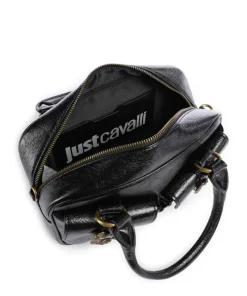 Iconic Snakes Pockets Handtasche Lederimitat schwarz