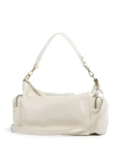 Iconic Snakes Pockets Schultertasche Lederimitat creme