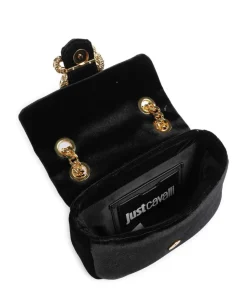 Iconic Snakes Puffy Schultertasche Samtgewebe schwarz