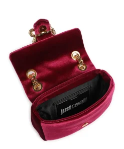 Iconic Snakes Puffy Schultertasche Samtgewebe pink