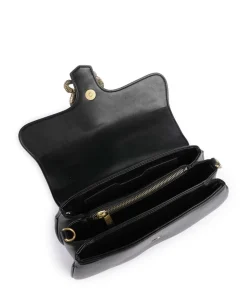 Iconic Snakes Schultertasche Lederimitat schwarz