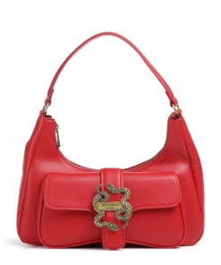Iconic Snakes Schultertasche Lederimitat rot