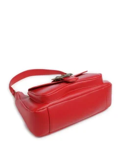 Iconic Snakes Schultertasche Lederimitat rot