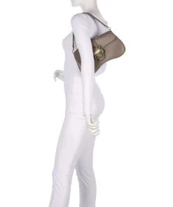 Iconic Snakes Schultertasche Lederimitat taupe