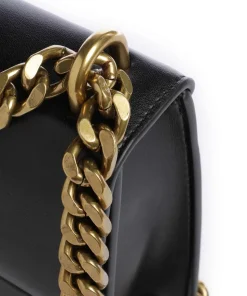 Iconic Snakes Schultertasche Lederimitat schwarz