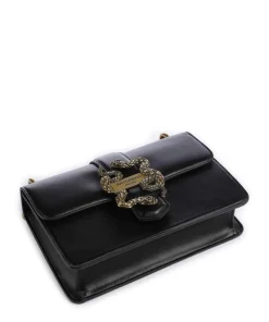 Iconic Snakes Schultertasche Lederimitat schwarz
