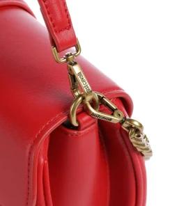 Iconic Snakes Schultertasche Lederimitat rot