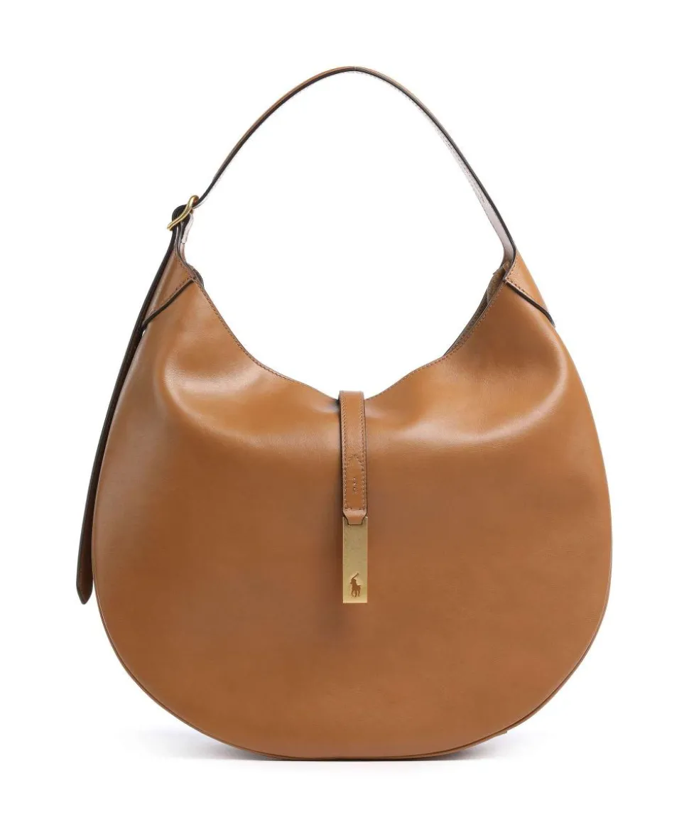 ID Collection Medium Beuteltasche fein genarbtes Rindsleder tan