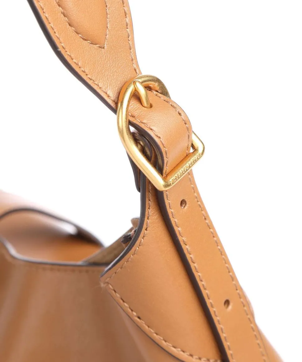 ID Collection Medium Beuteltasche fein genarbtes Rindsleder tan