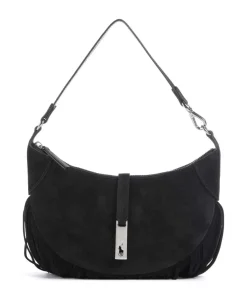 ID Collection Small Beuteltasche aufgerautes Rindsleder schwarz