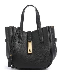 ID Collection Small Handtasche genarbtes Rindsleder schwarz