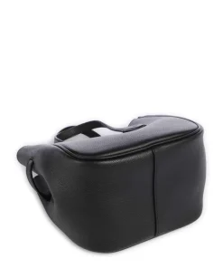 ID Collection Small Handtasche genarbtes Rindsleder schwarz